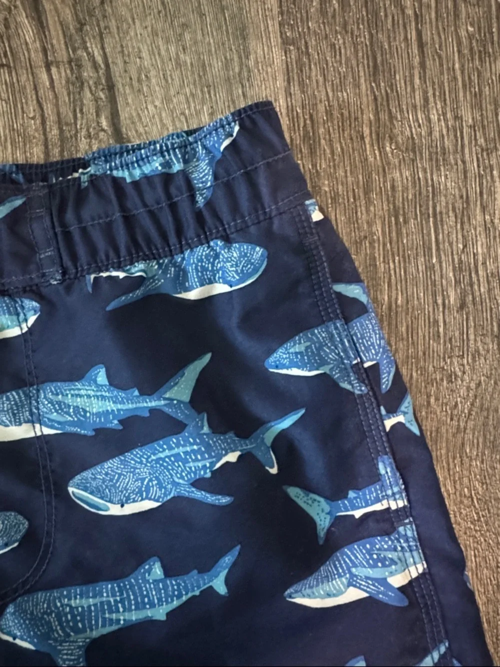 Boy’s Swim Gap Blue Shark Swim trunks Size 10